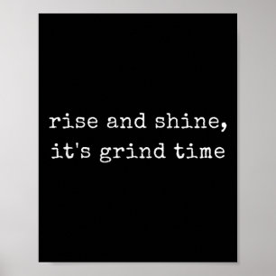 Poster Engraçado Levantamento Motivacional E Brilho, Seu