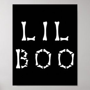 Poster Engraçado Lil Boo Halloween Mummy Deady Halloween