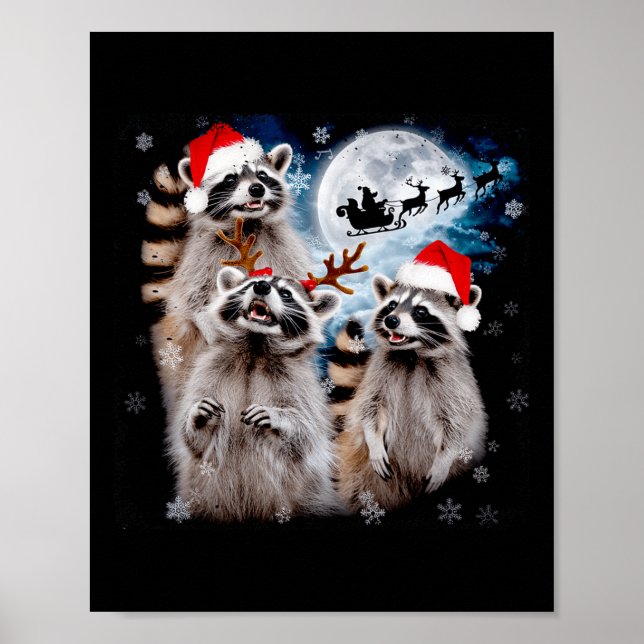 Poster Engraçado Lua de Natal Howcoon Xmas Men (Frente)