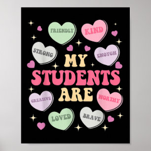 Poster Engraçado Meus Estudantes São Cardíacos Doces Sufi