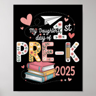 Poster Engraçado Minhas Filhas 1rua Dia De Pré-k 2025 De