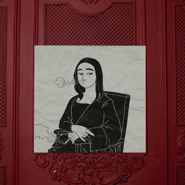 Poster Engraçado Mona Lisa (Criador carregado)