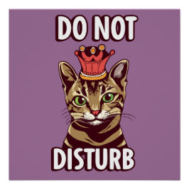 Pôster Engraçado Não Incomodar