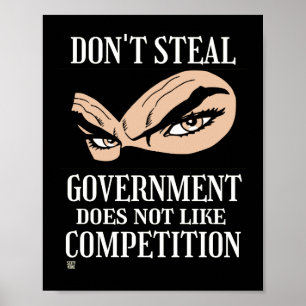 poster engraçado "NÃO ROUBE...1"