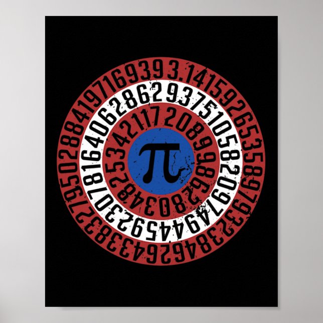 Poster Engraçado Nerd Engraçado Geek de Matemática Estuda (Frente)
