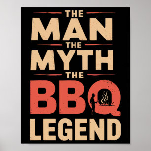 Poster Engraçado O Homem O Mito O Dia de os pais Da Legen