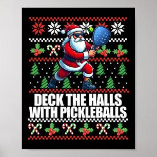 Poster Engraçado O Picket De Suéter De Natal Feio
