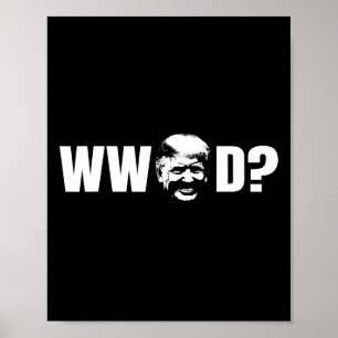 Poster Engraçado O Que Donald Trump Faria Política Republ