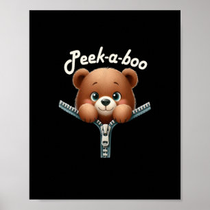 Poster Engraçado - Peekabo
