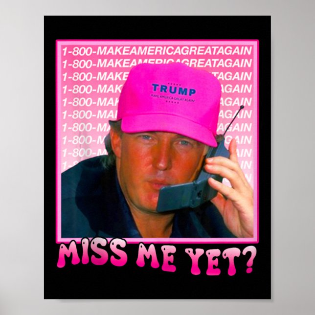 Poster Engraçado, Pia-Pia, Sinto Falta De Mim Ainda (Frente)