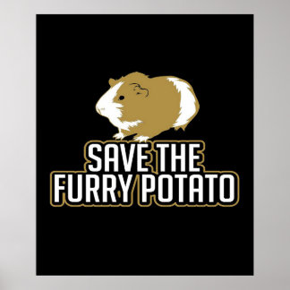 Poster Engraçado Pig Lovers | Salvar A Batata De Furto