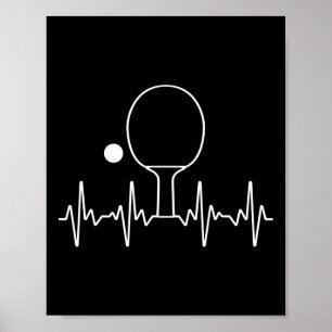 Poster Engraçado Ping Pong Gift Para Homens Mulheres Mesa