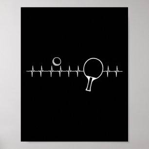 Poster Engraçado Ping Pong Gift Para Homens Mulheres Mesa