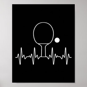 Poster Engraçado Ping Pong Gift Para Homens Mulheres Mesa