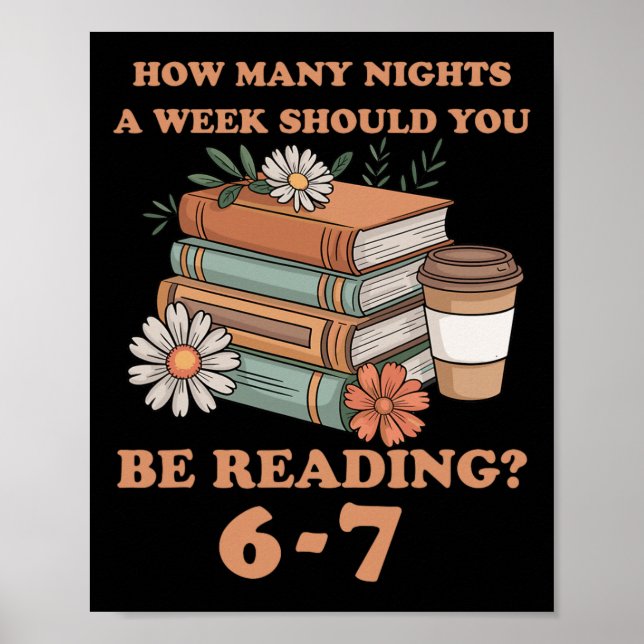 Poster Engraçado Professor de Inglês 6-7 67 Meme Leitura  (Frente)