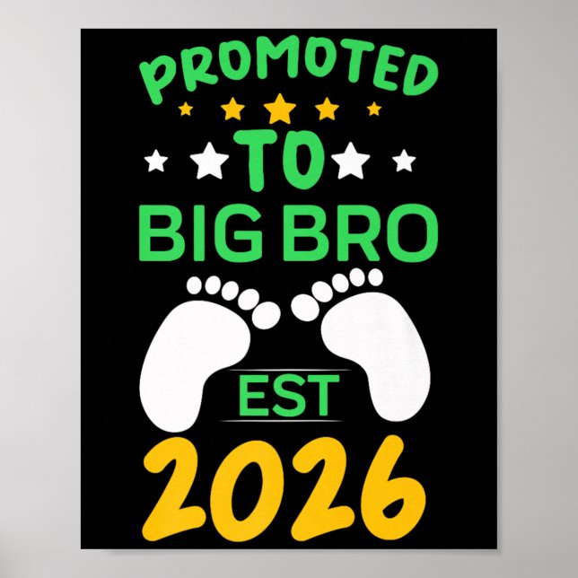 Poster Engraçado Promovido Ao Grande Irmão 2026 Em Breve  (Frente)