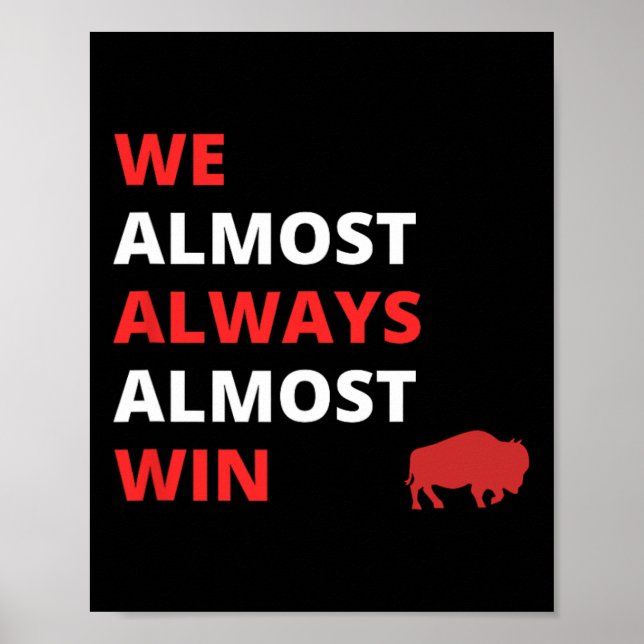 Poster Engraçado, quase sempre ganhamos futebol (Frente)