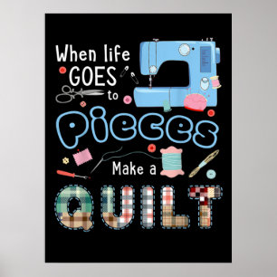 Poster Engraçado Quileamento Quando A Vida Vai Para Peda