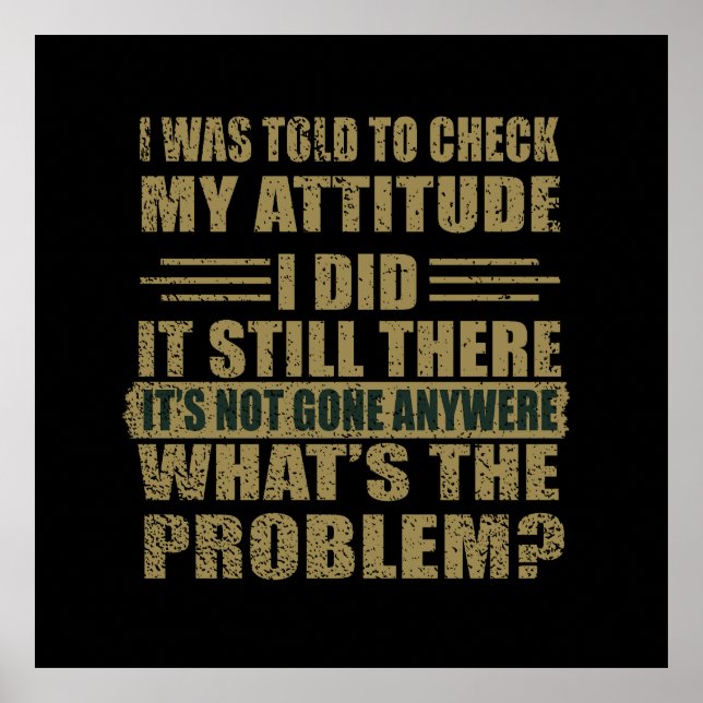 Poster Engraçado sarcástico cita humor sarcasmo introvert (Frente)