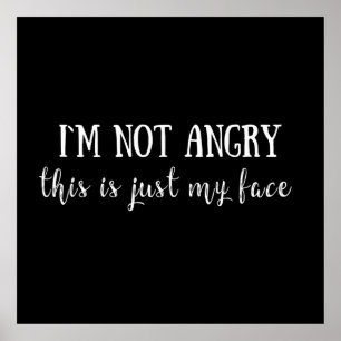 Poster Engraçado sarcástico introvertido cita