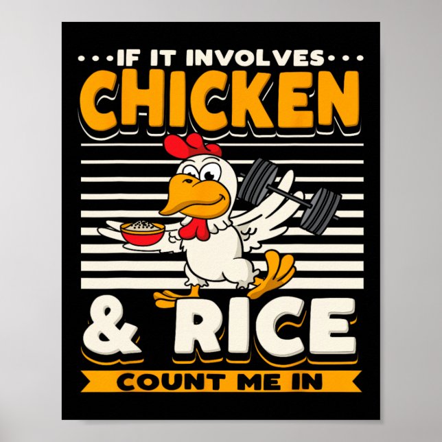 Poster Engraçado Sarcástico Levantador de Peso (Frente)