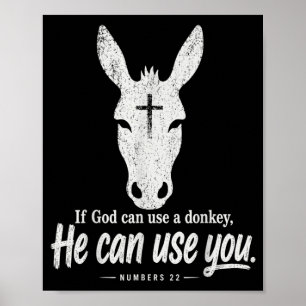 Poster Engraçado Se Deus Pode Usar Um Ele Pode Usar Você