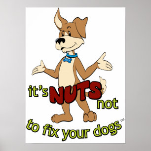 Poster Engraçado spay o neutro