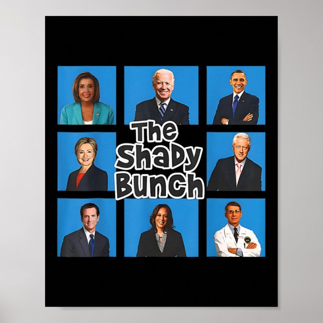 Poster Engraçado The Shady Bunch 2024 (Frente)