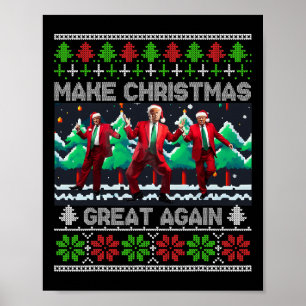 Poster Engraçado Trump Fazer Excelente De Natal Novamente