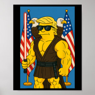 Poster Engraçado Trump Pode Estar Com Você Vaticano Chris
