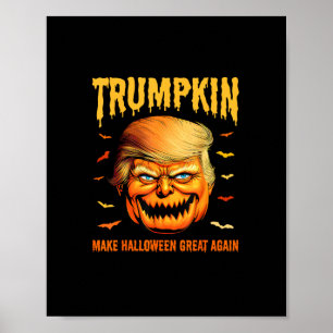 Poster Engraçado Usa Pumpkin Trumpkin Faz Excelente De Ha