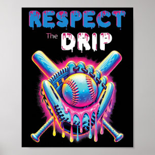 Poster Engraçado Vender Dripe De Sorvete Respeite O Dri