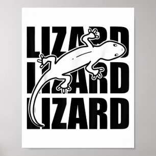 Poster Engraçado Weirdcore Lizard Lizard Lizard Meme Anim