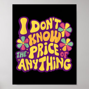 Poster Engraçados Engraçados Eu não sei o preço de qualqu