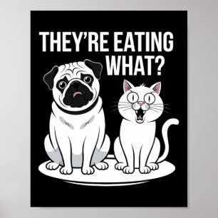 Poster Engraçados estão comendo os cães que estão comendo