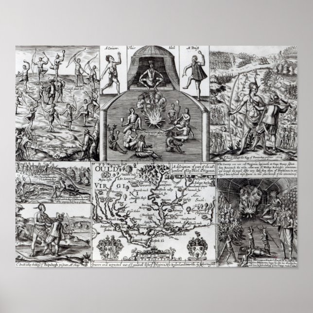 Pôster Engraved by Robert Vaughan (Frente)