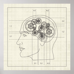 Poster Engrenagem da mente