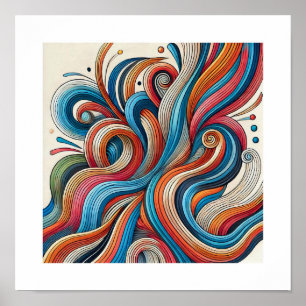 Poster Enigma abstrato