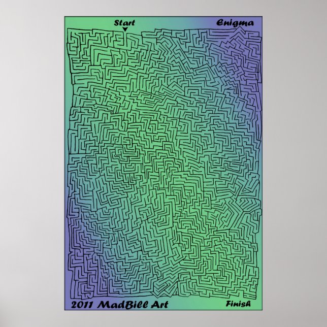 Pôster Enigma Maze (Frente)