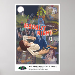 Poster enluarada da noite