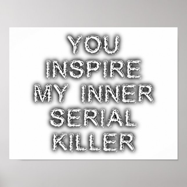 Poster Enner Serial Killer Engraçado (Frente)