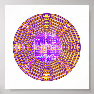 Pôster Enochian Sigil de Mercury