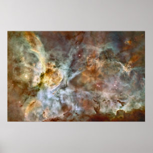 Poster enorme da astronomia da nebulosa de Carina