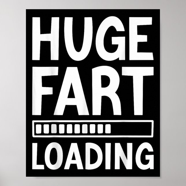 Poster Enorme Fart Carregando Piada Engraçada Para Homens (Frente)
