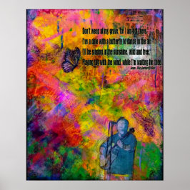 Poster Enquanto Aguardava Por Lá