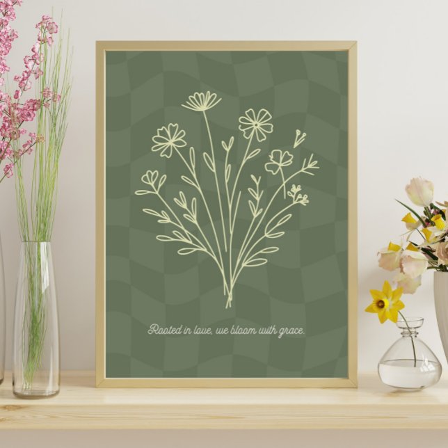 Poster Enraizado no Amor, Bloom com Graça (Criador carregado)