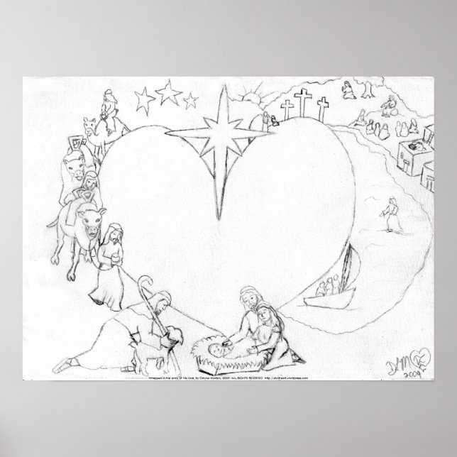 Poster Enrolado nos braços de Seu Amor (Frente)