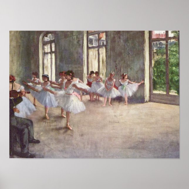 Pôster Ensaio de Balé de Degas (Frente)