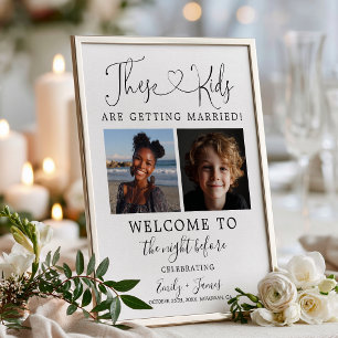 Poster Ensaio de Casamento destes Miúdos Casamento