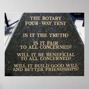 Pôster Ensaio Rotativo Em Quatro Vias